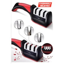 Manosta 3 Aşamalı Profesyonel Bıçak Bileyici – Elmas, Seramik & Tungsten Keskinleştirici – Ergonomik Tutma – Ev & Mutfak Bıçakları Için