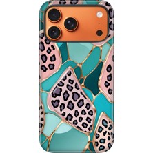 Senada iPhone 17 Pro Max Uyumlu Kılıf Lansman Içi Kadife Temalı Desenli Silikon Leopard Moda
