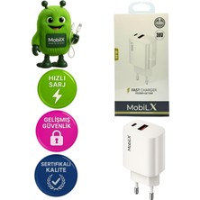 Mobilix 38W Hızlı Şarj Başlığı – PD20W + QC18W | Model: M-06