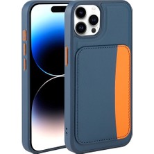 Roketcim iPhone 15 Pro Max Kılıf Kartlıklı X-Kart Silikon Kapak