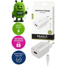 Mobilix M-04 2xusb 2.4A Çift Çıkışlı Şarj Adaptörü