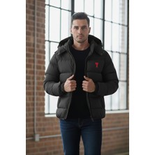 Ami Paris  Kapuşonlu Şişme Mont