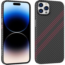 Magne Hoco iPhone 14 Pro 6.1 Kılıf Kevlar Texture Darbe Emici Telefon KILIFI-(5775) - TYGO9194-2216