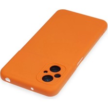 MK Beykoz Newface Xiaomi Poco M5 Kılıf Nano Içi Kadife Silikon - Turuncu