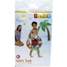 Eco Lounge IS59242 Şeffaf Baskılı Simit 61 cm - 1 Adet Stokta Olan Gönderilir