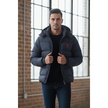 Ami Paris  Kapuşonlu Şişme Mont