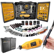 PremiumPort 350 Parça Çok Fonksiyonlu Gravür, Oyma, Zımpara ve Taşlama Seti