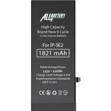 Notcraft iPhone Se 2020 1821 Mah Yüksek Kapasiteli Pil BATARYA-(5775)