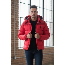 Ami Paris  Kapuşonlu Şişme Mont