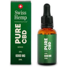 Swiss Hemp Pure C.b.d. Yağı Oil %20 6000 Mg 30 ml