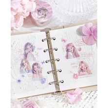 Kolbi Craft Şeffaf Sarı Kız Bant Rulo 3CMX2M Scrapbook Bullet Journal Ajanda Washi Tape Kesimli