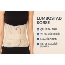 Özbience Lumbostand Çelik Balenli Korse 26CM L-Xl, Sağlıklı ve Şık Destek