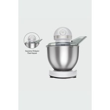 Allians Yüksek Güçlü 1500W, 5 Lt Kapasiteli Chef Stand Mikser, Pearl White