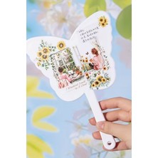 Kolbi Craft 8 Adet Şeffaf Bahar Sticker Bullet Journal Scrapbook Laptop Ajanda Planlayıcı