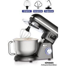 Allians Süpermix Dokunmatik Mikser 1500W 5.5l Antrasit Mutfak Şefi