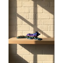 Argesco Mühendislik Hareketli Kurt Rainbow Dekoratif Esnek Figür 10X24 cm