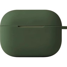 MK Beykoz Newface Airpods Pro 2 (2.nesil) Hang Kılıf - Koyu Yeşil