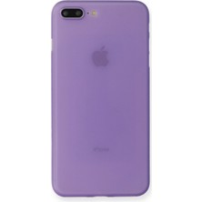 MK Beykoz Newface Iphone 7 Plus Kılıf Pp Ultra Ince Kapak - Mor