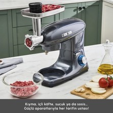 Allians Multichef Stand Mikser 1900W 5,5l, Kıyma, Sucuk, Sos, Köfte Aparatı