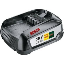 Bosch Yüksek Performanslı 18V 2.5AH Güçlü Li-Ion Akü, Uzun Süreli Kullanım