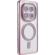 MK Beykoz Newface Xiaomi Redmi Note 14 Pro 5g Joke Simli Magneticsafe Kılıf - Pembe