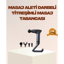 Argesco Mühendislik Şarjlı Taşınabilir 3in1 Titreşimli Masaj Aleti Esneme Bantlı