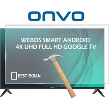 Onvo 75VQ90F3UA Tv Ekran Koruyucu - Onvo 75" Inç 190 Ekran QLED Şeffaf Koruma Paneli