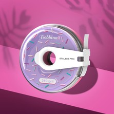Staleks Metal Taban Için Yapışkanlı Rulo Zımpara Bobbinail 240 Grit Beyaz AT-240W