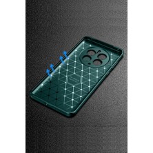 MK Beykoz Newface Realme 12 Pro Plus Kılıf Auto Focus Karbon Kapak - Koyu Yeşil