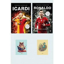 Icardi - Ronaldo - Sahanın Yıldızları - Parodi Yayınları - Not Defterli Seti