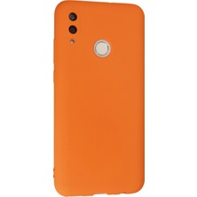 MK Beykoz Newface Huawei P Smart 2019 Kılıf Nano Içi Kadife Silikon - Turuncu
