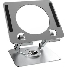 Eco Lounge 360 Derece Dönebilen Yükseltilmiş Masaüstü Ayarlanabilir Metal Tablet Standı