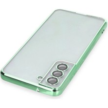 MK Beykoz Newface Samsung Galaxy S21 Fe Kılıf Razer Lensli Silikon - Yeşil