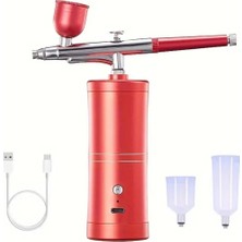 PremiumPort Kompresörlü Şarjlı Airbrush Boya Tabancası, Çok Amaçlı ve Kolay Kullanım