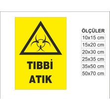 Tıbbi Atık, Isg Uyarı ve  Ikaz Levhası 3mm Dekota