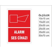 Alarm Ses Cihazı, Isg Uyarı ve  Ikaz Levhası 3mm Dekota