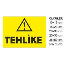 Tehlike, Isg Uyarı ve  Ikaz Levhası 3mm Dekota