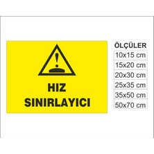 Hız Sıbırlayıcı, Isg Uyarı ve  Ikaz Levhası 3mm Dekota