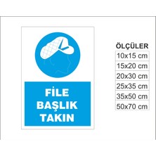 File Başlık Takın, Isg Uyarı ve  Ikaz Levhası 3mm Dekota