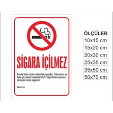 Sigara Içilmez, Isg Uyarı ve  Ikaz Levhası 3mm Dekota
