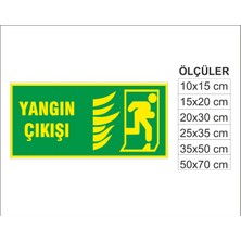 Yangın Çıkışı, Isg Uyarı ve  Ikaz Levhası 3mm Dekota