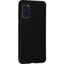 MK Beykoz Newface Samsung Galaxy S20 Kılıf Nano Içi Kadife Silikon - Siyah