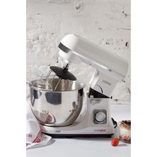 Allians Güçlü 1000W Stand Mikser, Pratik ve Şık Krem Renkli Tasarım