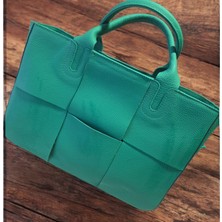 Valentina Victoria Valvic Hakiki Deri Örgülüçanta