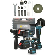 PremiumPort 72V Brushless Motor Seti: Matkap, Bijon Sökme, Kırıcı ve Spiral Taşlama