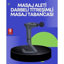 Argesco Mühendislik Titreşimli Şarjlı Masaj Aleti 3in1 Fonksiyonel Çok Amaçlı Model