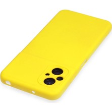 MK Beykoz Newface Xiaomi Poco M5 Kılıf Nano Içi Kadife Silikon - Sarı