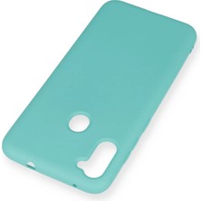 MK Beykoz Newface Samsung Galaxy A11 Kılıf Nano Içi Kadife Silikon - Turkuaz