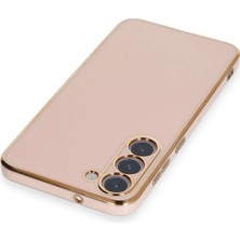 MK Beykoz Newface Samsung Galaxy S23 Kılıf Volet Silikon - Pembe