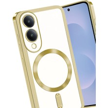 MK Beykoz Newface Samsung Galaxy S25 Edge Kross Magneticsafe Kapak - Gold